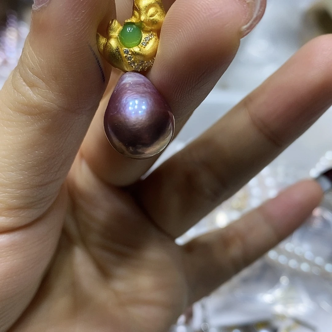 淡水珍珠耳钉未镶嵌