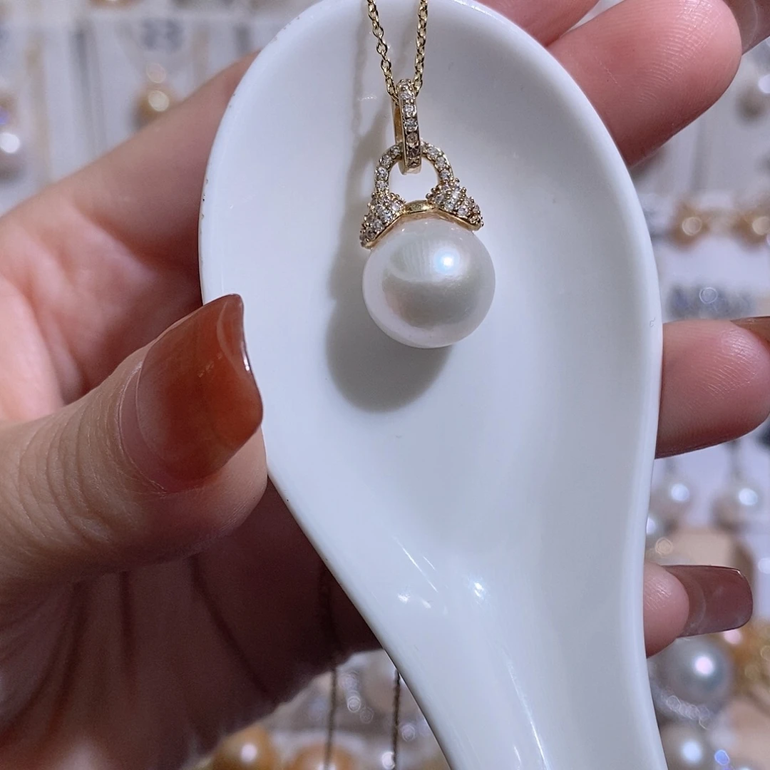 吊坠(赠链)淡水珍珠未镶嵌w12.6