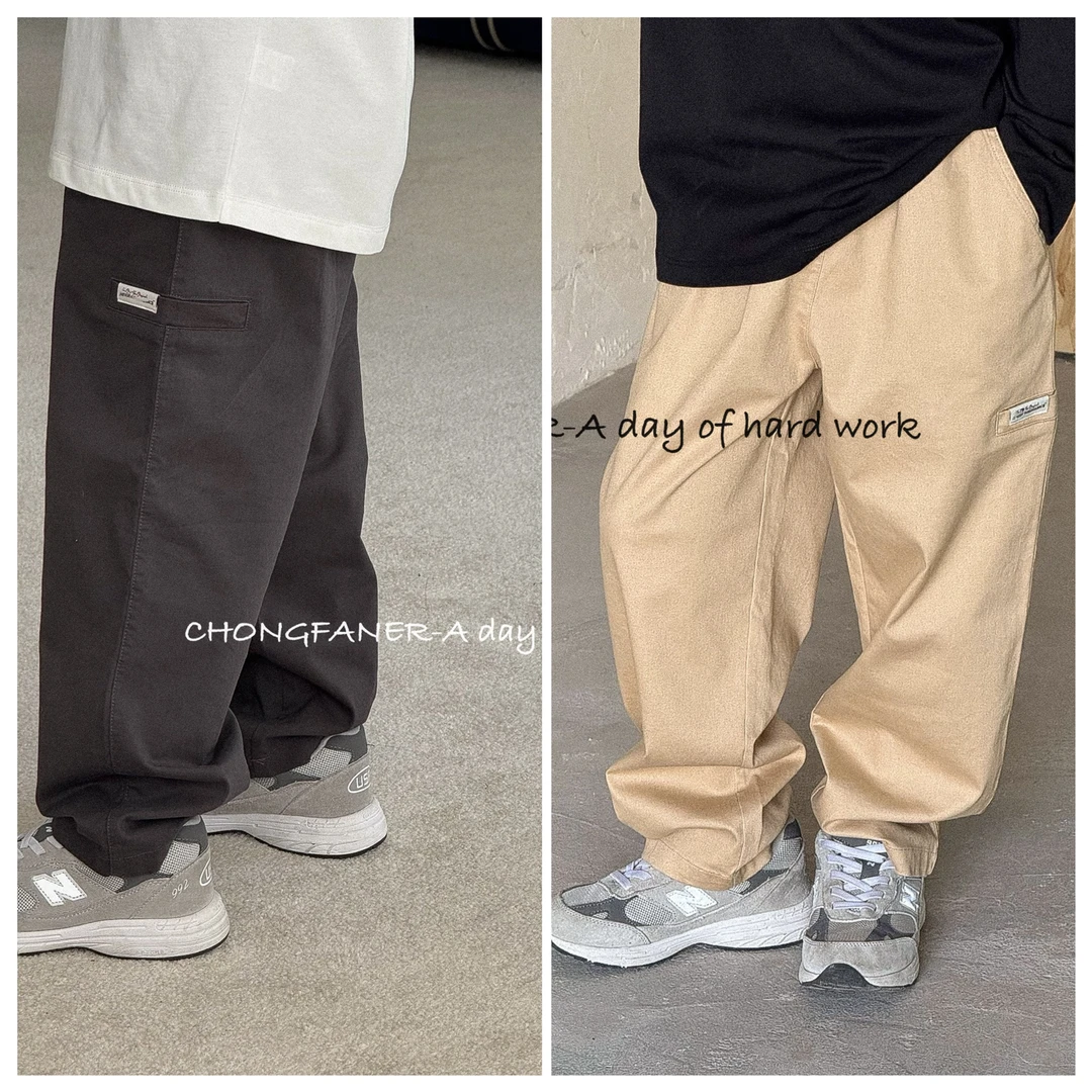 051219 春季新品童装男童女童松紧腰舒适休闲弹力长裤 120-160码