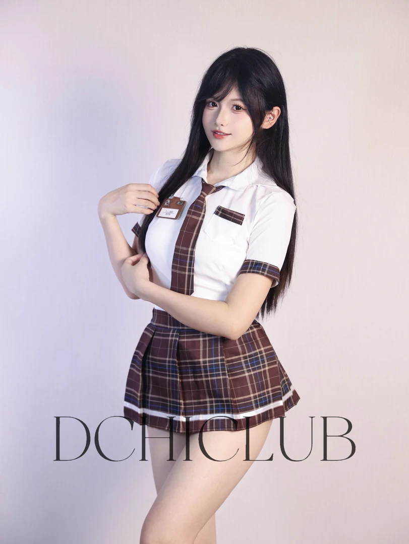 【DCHI】哒咩！甜美系JK制服收腰衬衫百褶裙