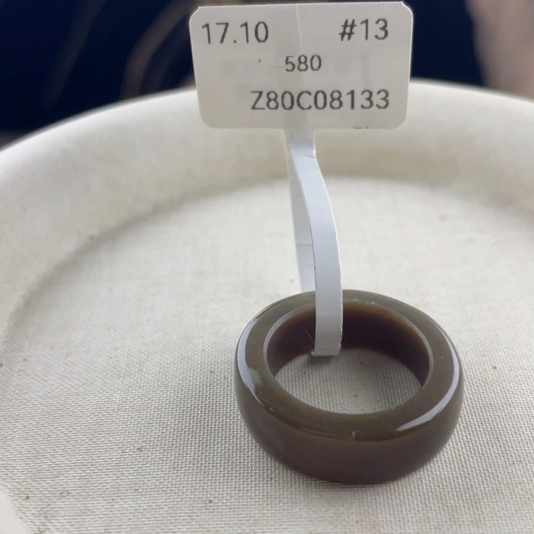 和田玉（糖玉）未镶嵌戒圈17.1