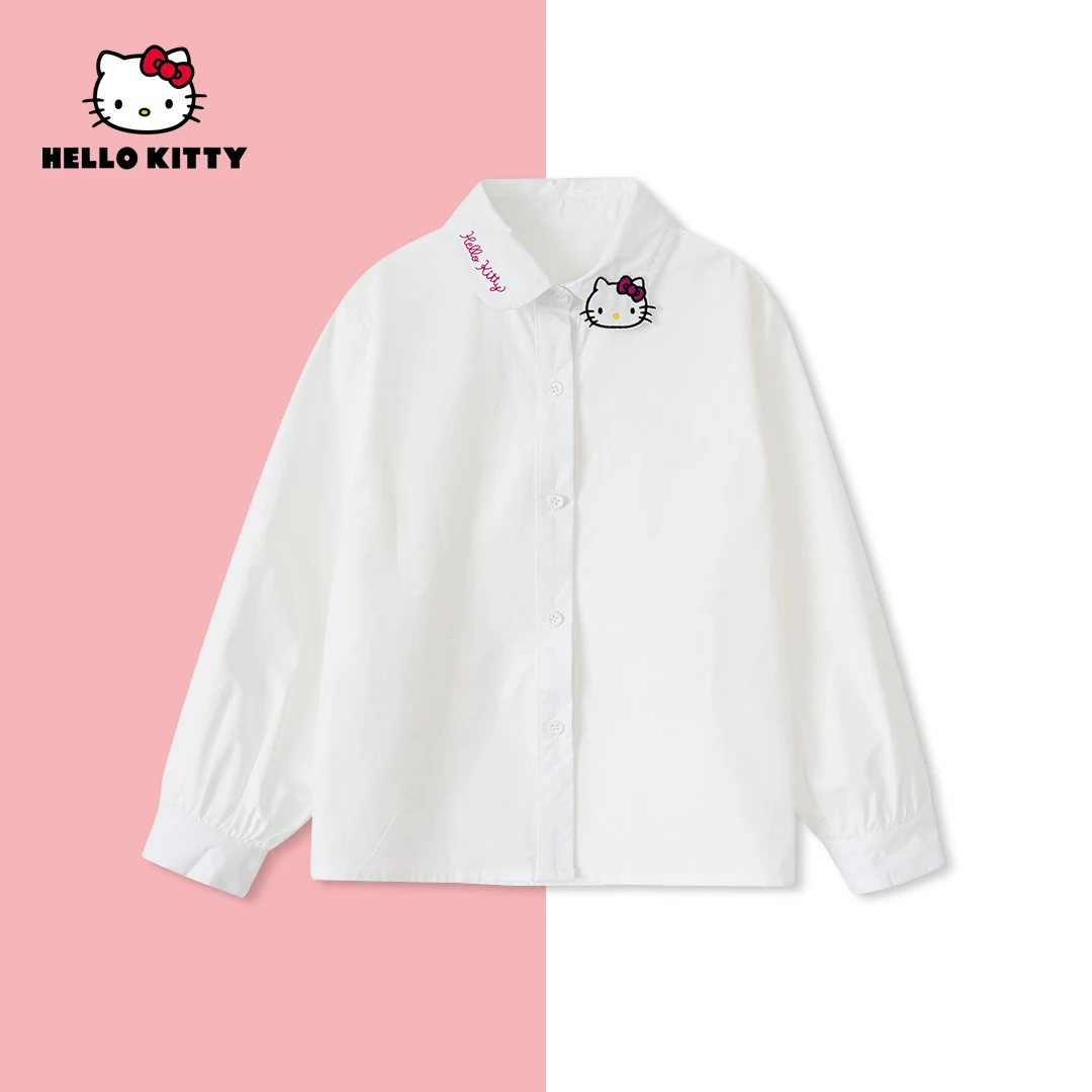 HelloKitty春季新款女童衣服中大休闲时尚儿童衬衫AC4325MK115 AD