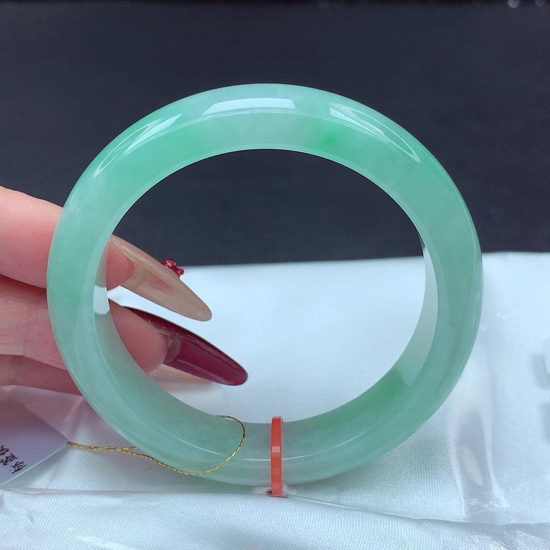 未镶嵌手镯翡翠54圈917