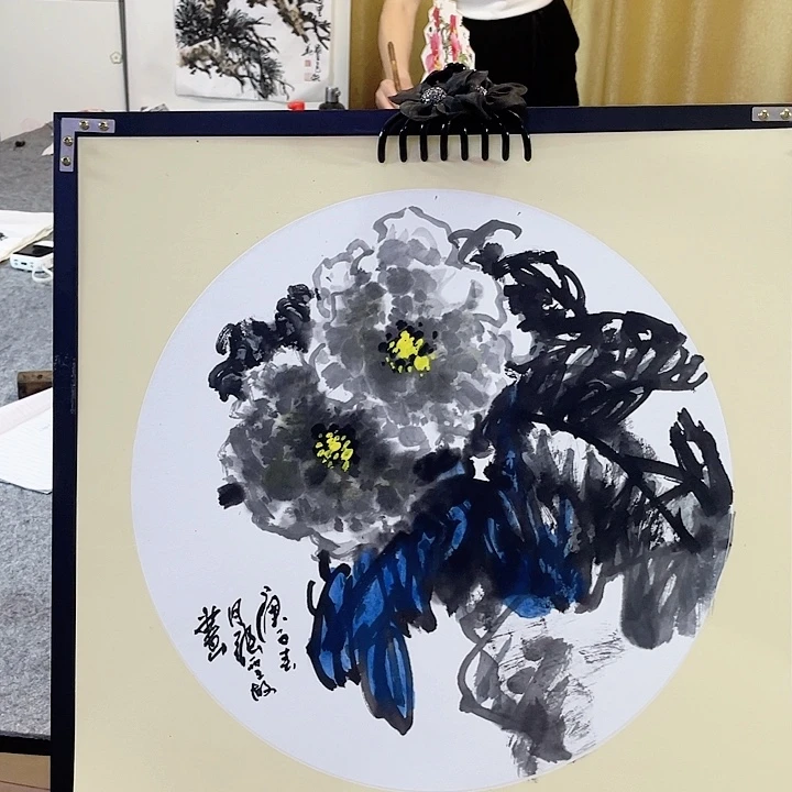 国画张圣敏先生纯手绘作品