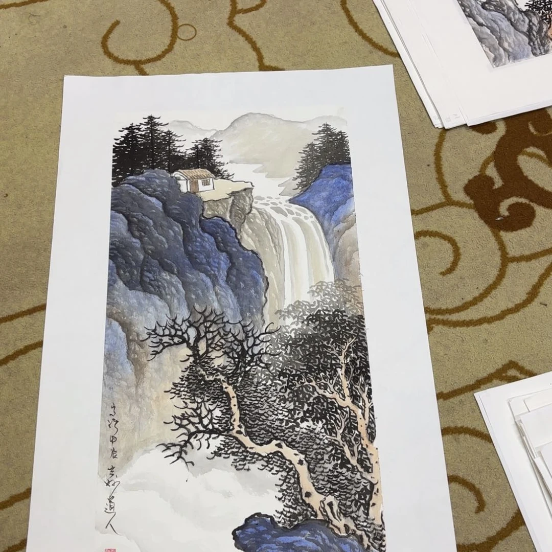 国画0****8刘汉进李欣主播拍品