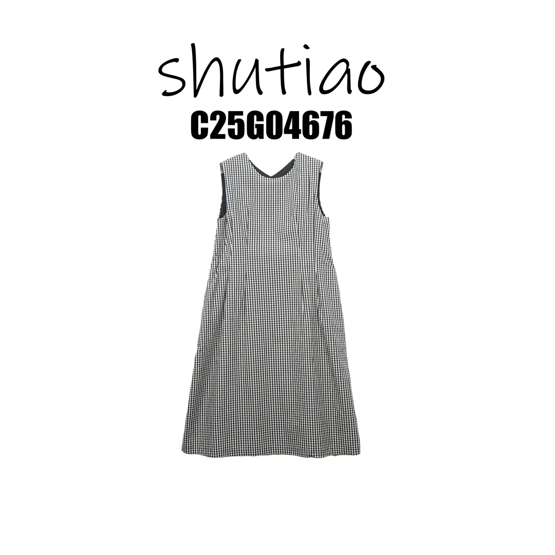 【SHUTIAO】2025夏季：新款小众设计款连衣裙C25G04676