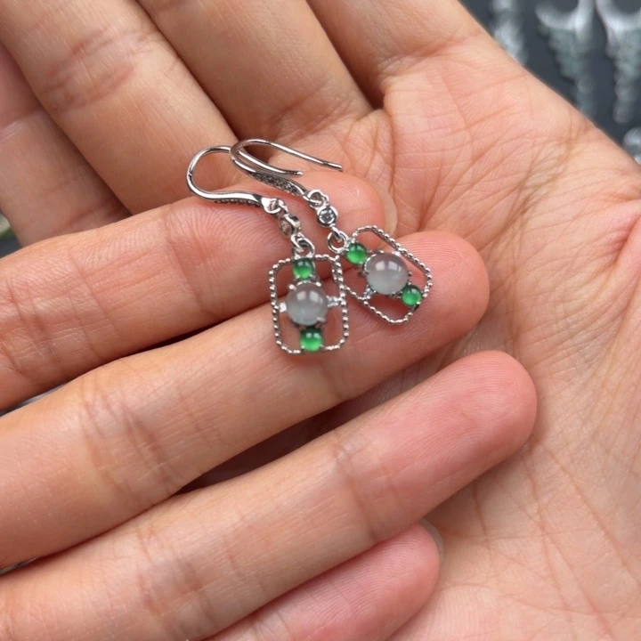 翡翠银S925镶嵌颈饰