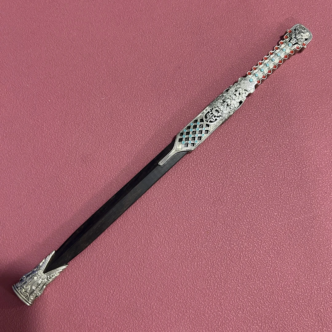 【蟠虺汉剑木鞘】剑摆件1:4模型未开刃