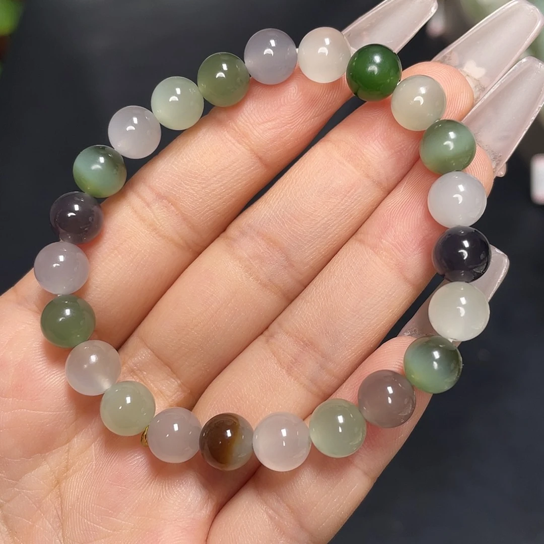 和田玉未镶嵌手链