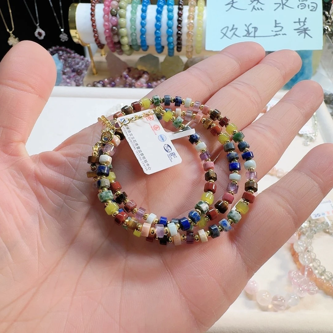 水晶手串未镶嵌多宝