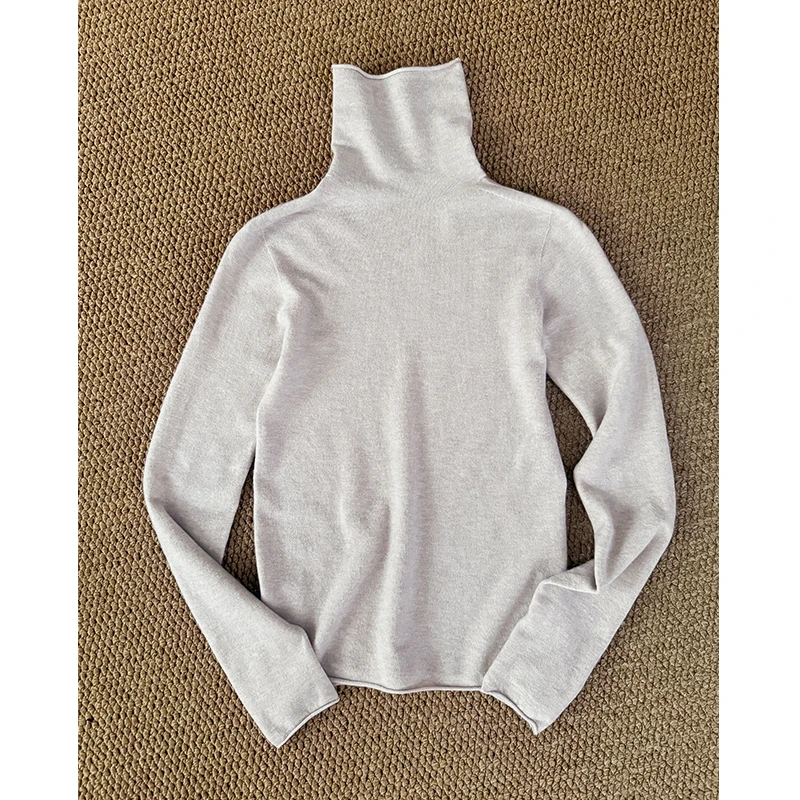 FEE【高领安心】雪肤绒无缝一体绵羊毛舒适亲肤抗静电针织高领打底