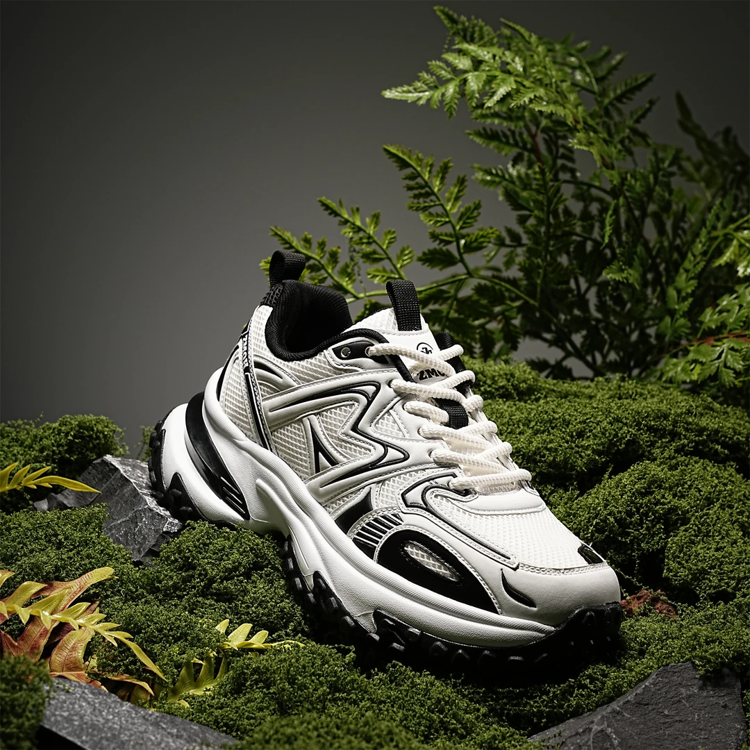 ZMOH复古春季明星同款时尚老爹鞋6CM厚底潮鞋百搭运动休闲男女鞋