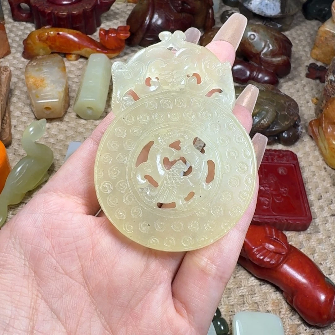 吊坠白玉菩提挂件