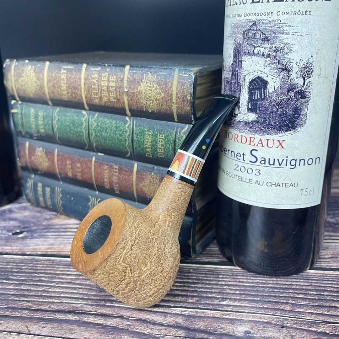 意大利穆缇娜手工雕刻烟斗3mm烟道男士商务礼品