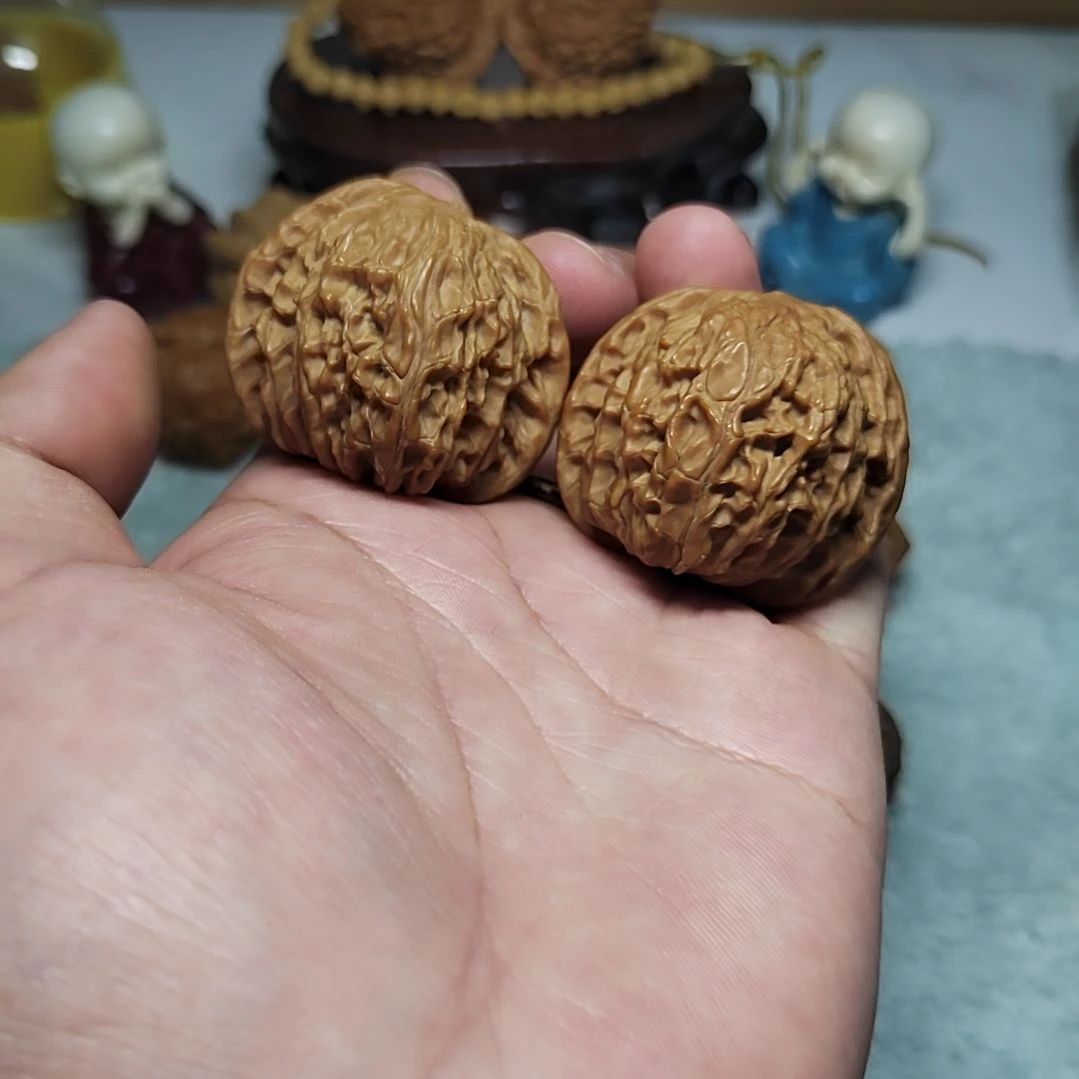 文玩核桃吊坠磨盘