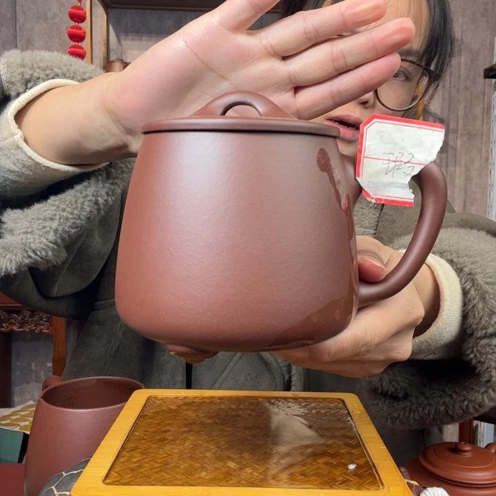 茶杯紫砂原矿紫砂杯