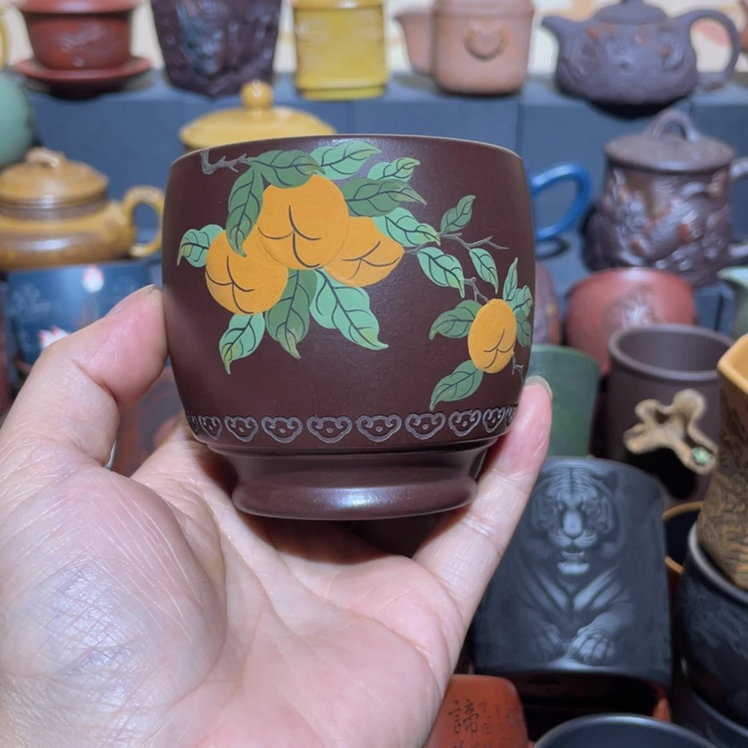 原矿紫砂手工主人杯
