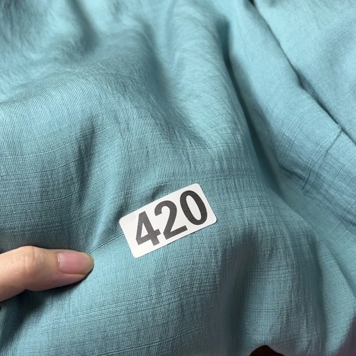 棉混纺420。2米蓝。