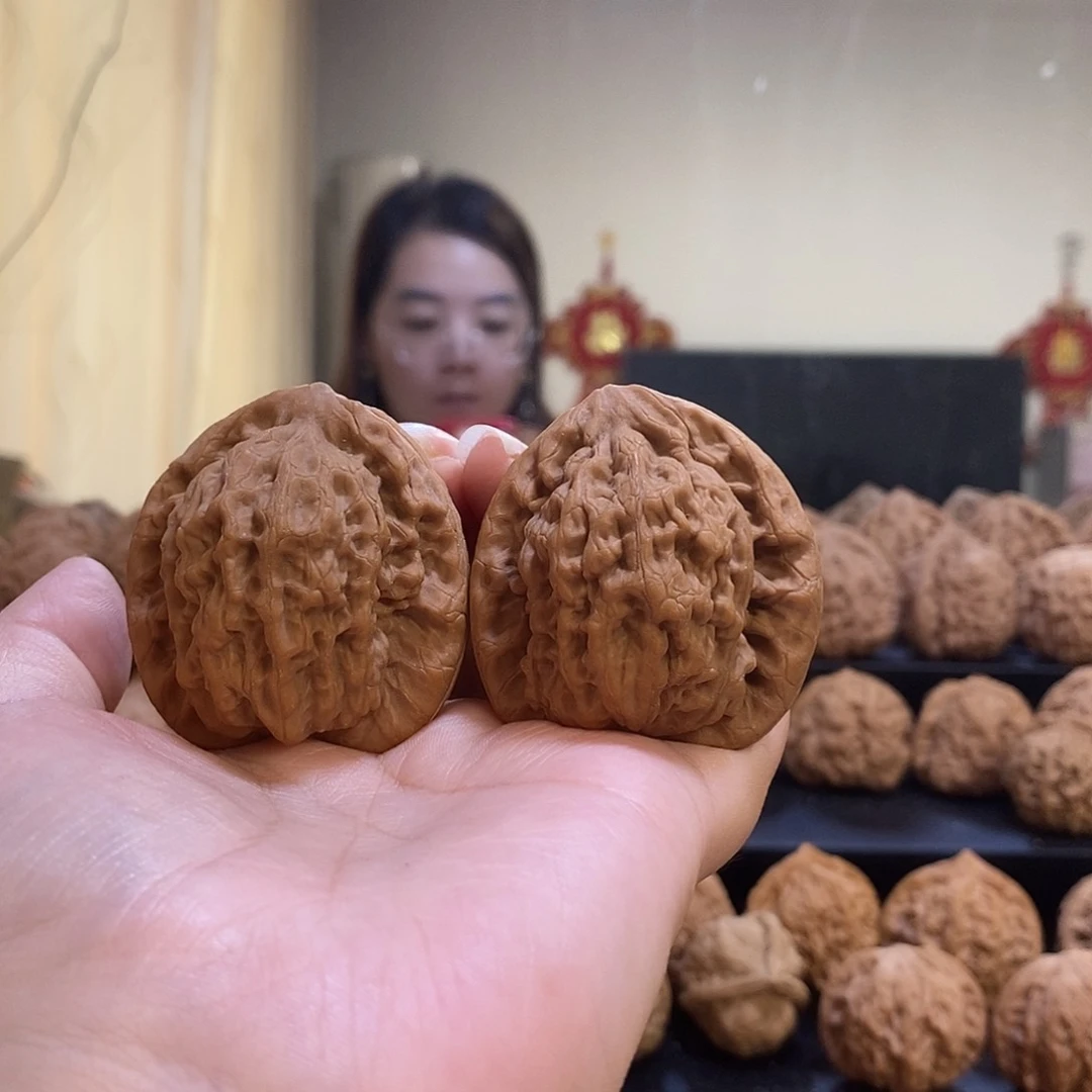 把件文玩核桃卡*西43金公子有黄