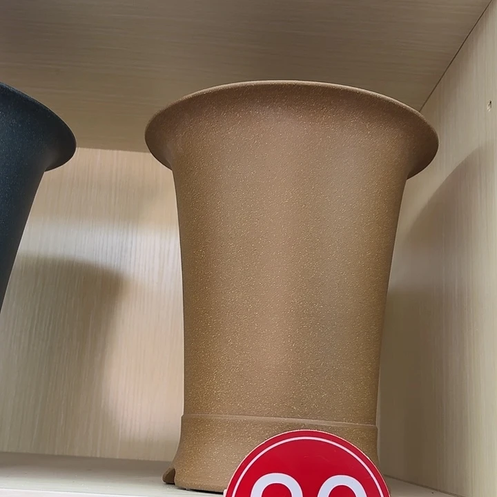 紫砂花盆大束腰青段两个