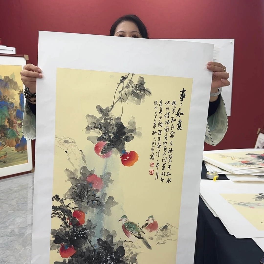 国画国画作品欣赏三尺