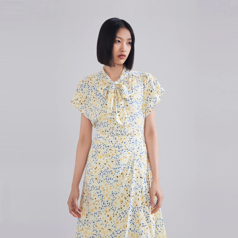 梭织衬衫米黄色LMFB3AWBL903