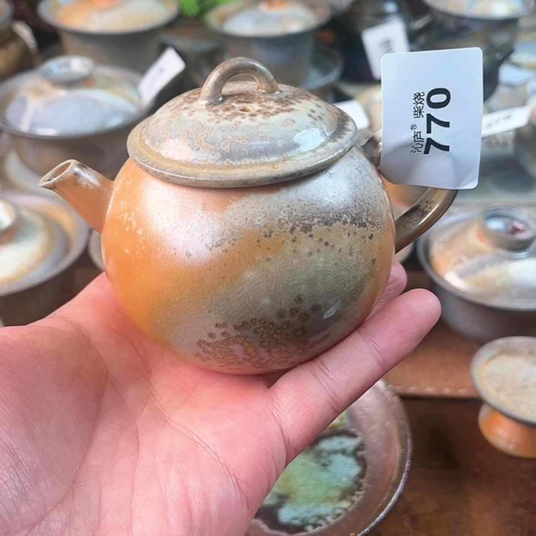 【闪购商品】沁庐柴窑古法柴烧手工茶具