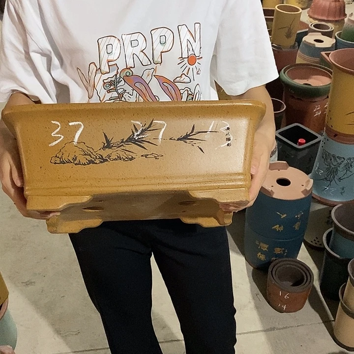 紫砂花盆紫砂花盆