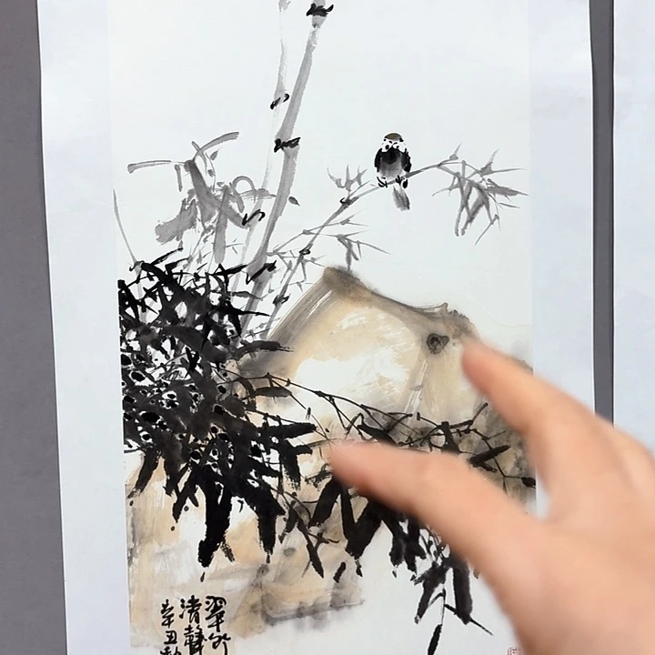 国画亲笔手绘放心去藏