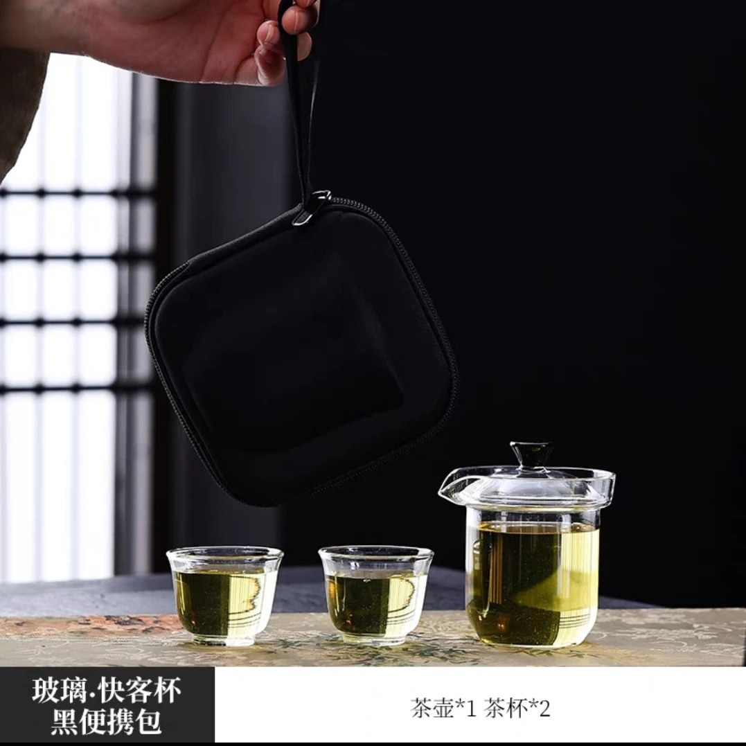 当代 匠吟快客杯一壶两杯套组高硼硅耐热玻璃耐冷耐热