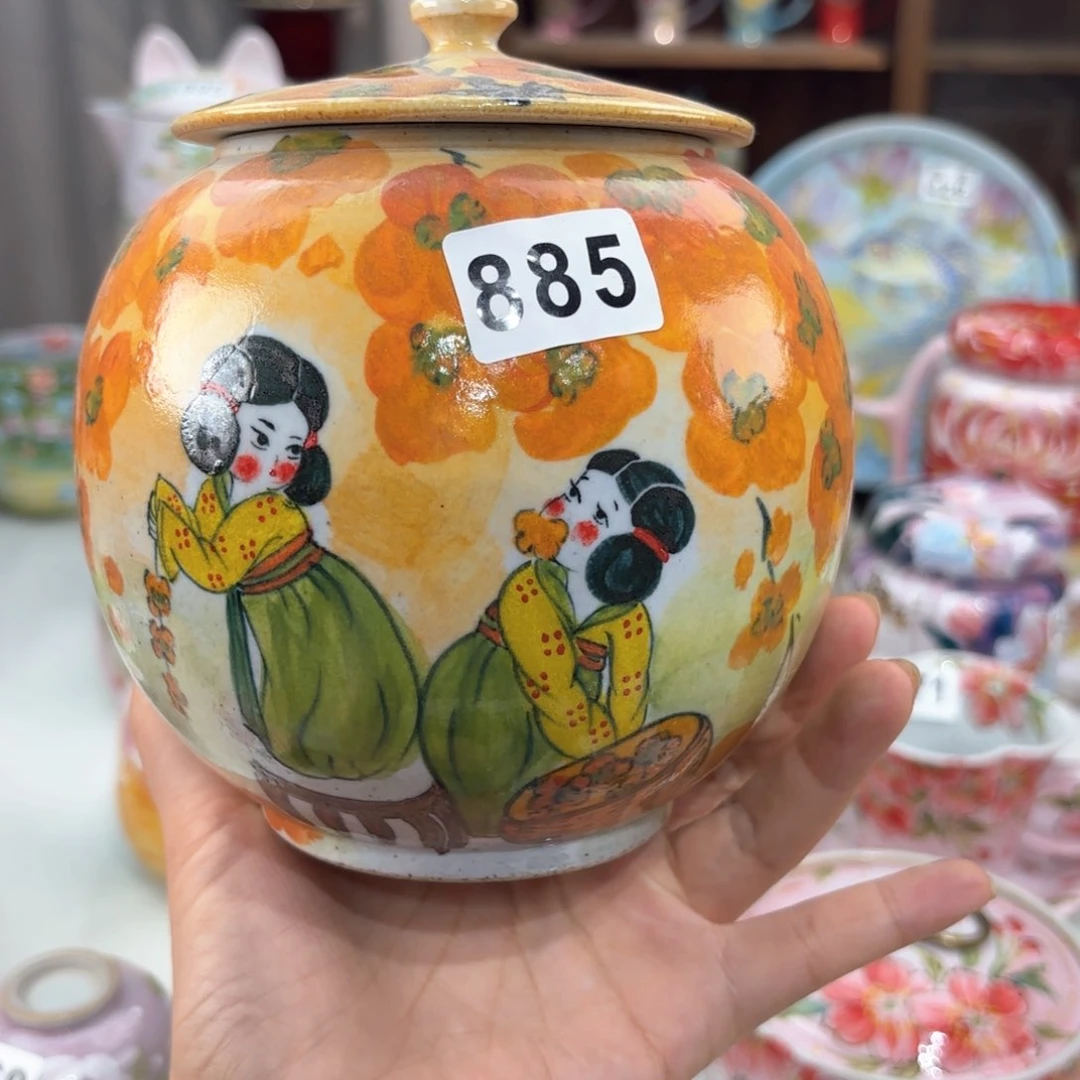 景德镇手绘高温釉下彩陶瓷茶具