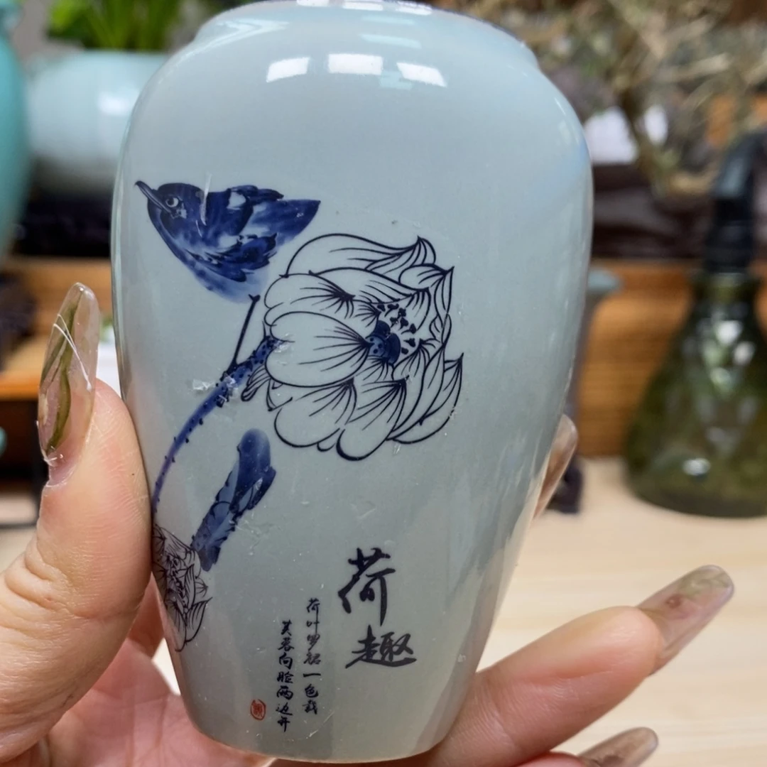 紫砂陶瓷艺术花盆陶瓷