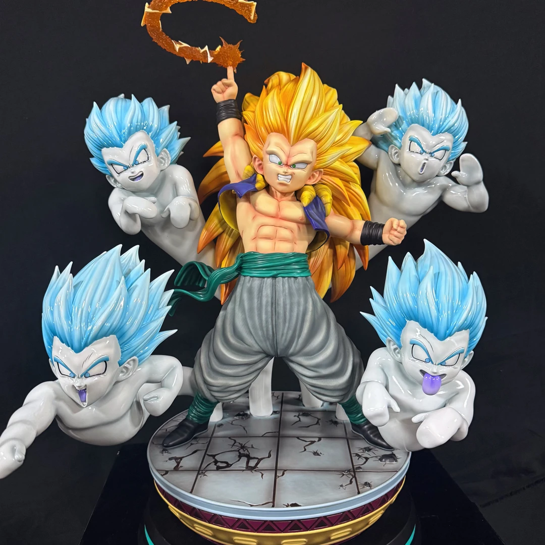 【手办】鬼牌悟天克斯 1/4三头雕三身体 龙珠树脂翻模雕像