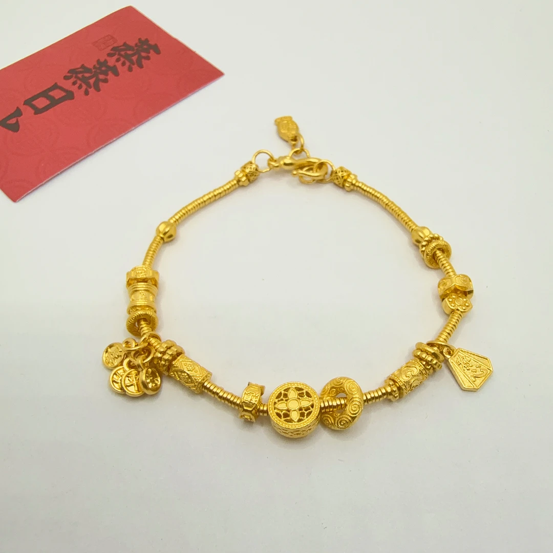 水贝茂（碎金混搭）足金999投资金条 15.5手围 17.75克