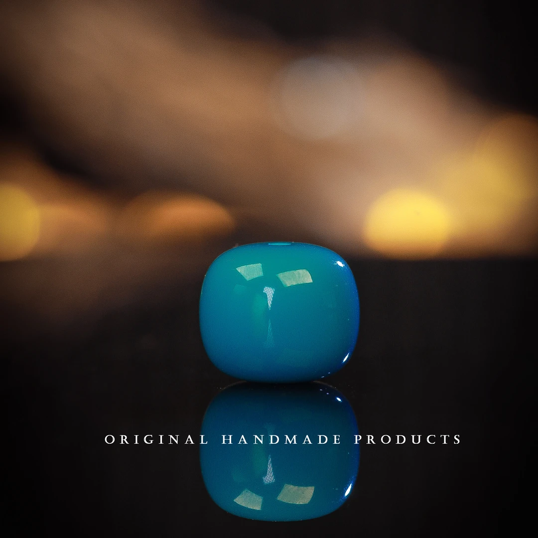 高瓷玉化暴力蓝/地狱色单珠（颜色尺寸随机）