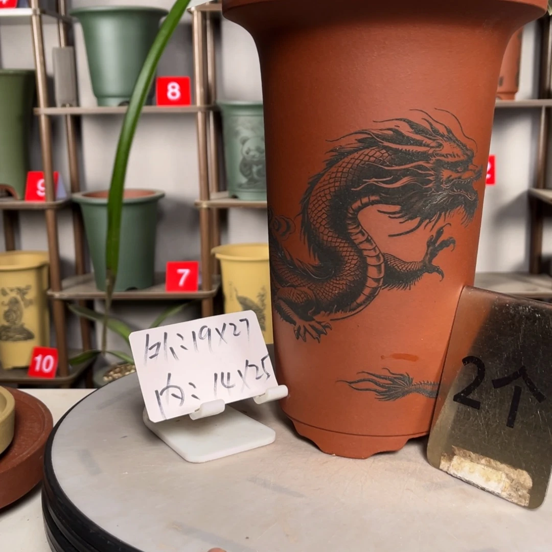 紫砂花盆紫砂花盆