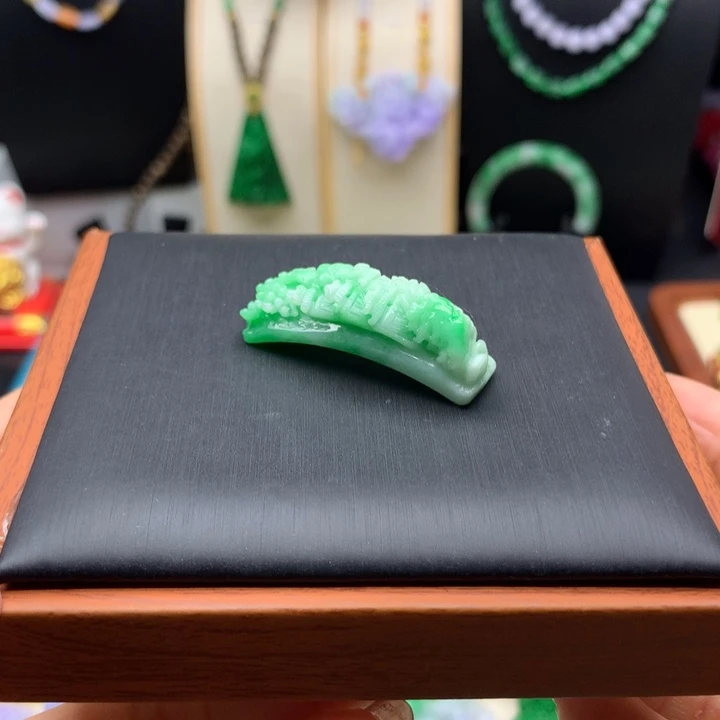 翡翠未镶嵌手链翡翠手牌