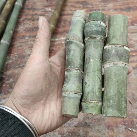 青***悔实心玉竹手把件金条料