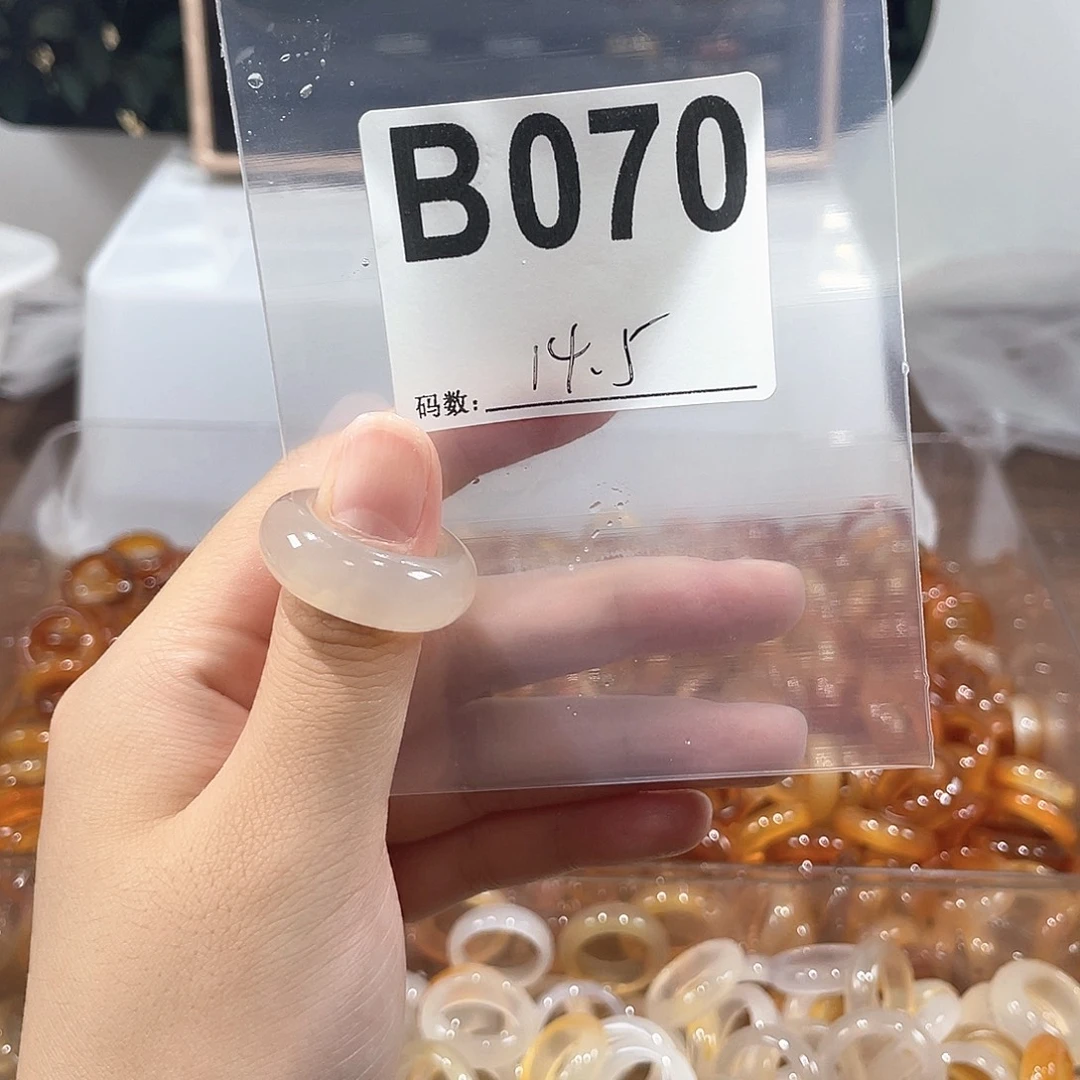 玛瑙/玉髓戒指合金070