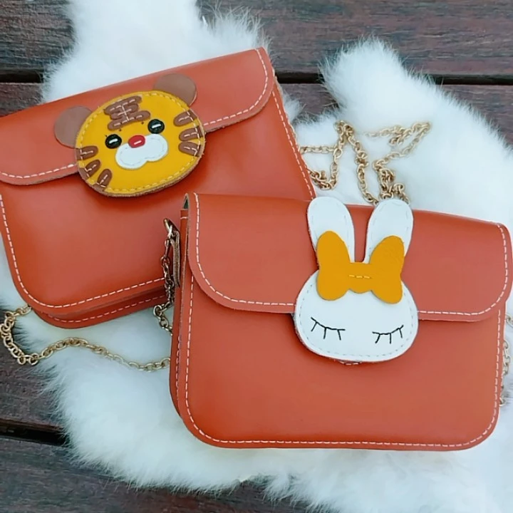 十二生肖手缝牛皮手机包纯色单肩斜挎包卡通韩版真皮零钱包