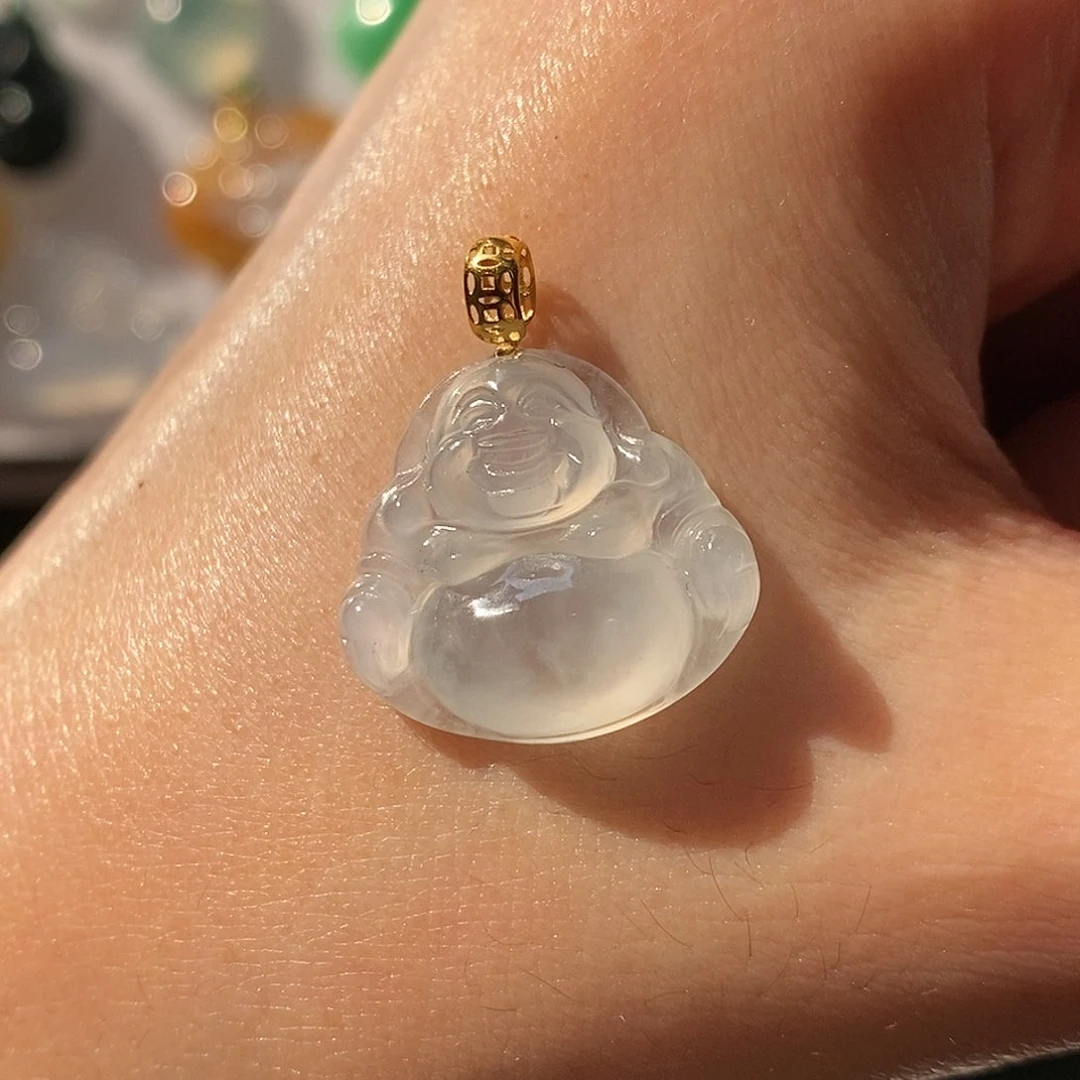 颈饰未镶嵌翡翠-