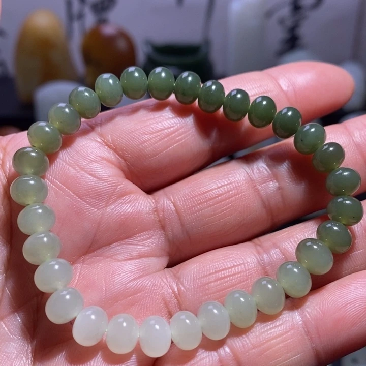 和田玉未镶嵌套链