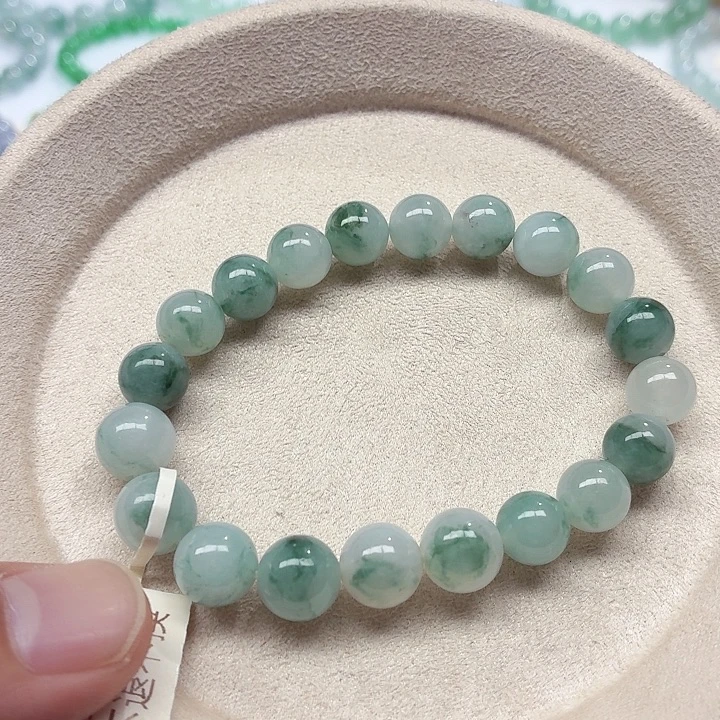 未镶嵌手链翡翠天然缅甸翡翠A货 卡10-9