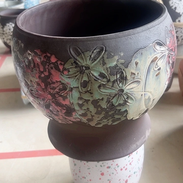 紫砂花高26口25……