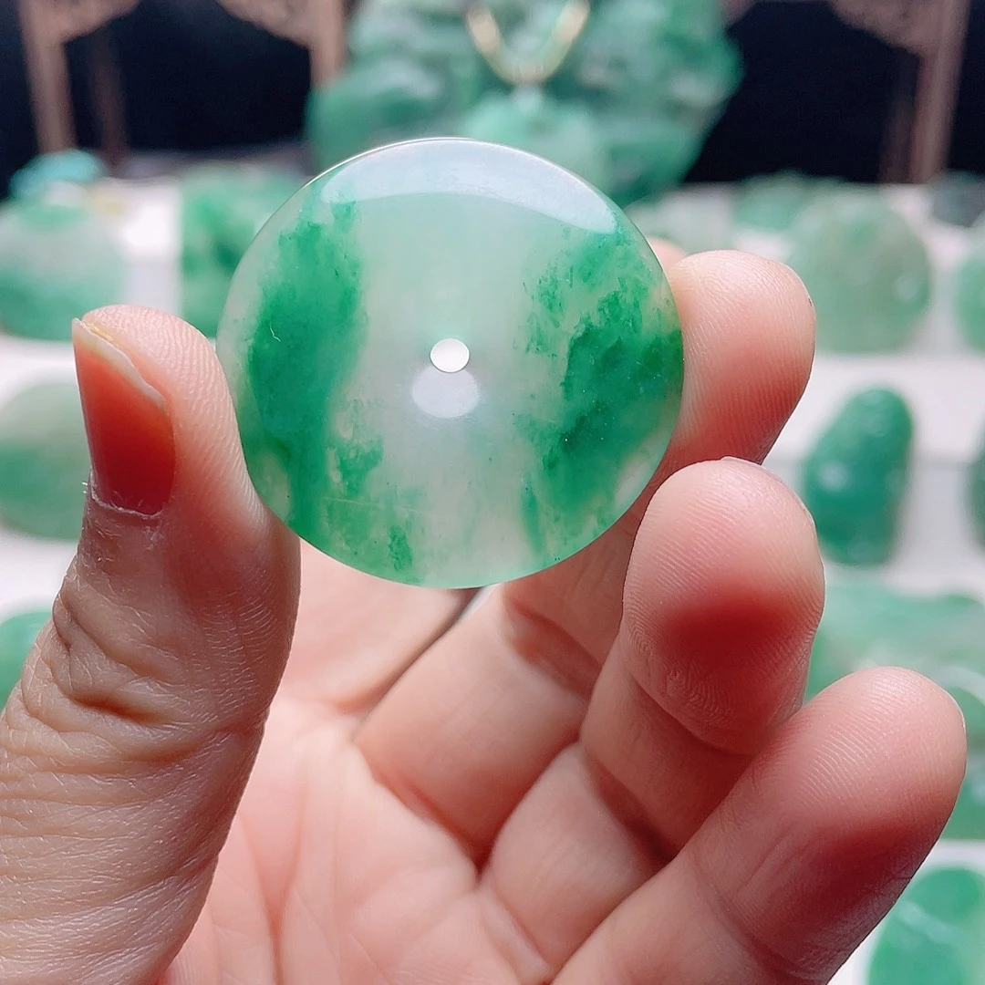 月***弯独山玉未镶嵌手链