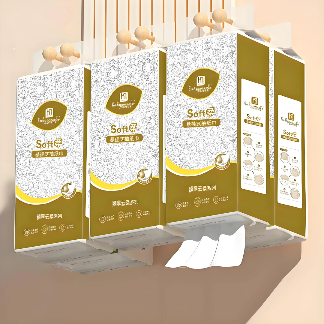 多功能家庭装悬挂式抽纸家用餐巾纸学生宿舍