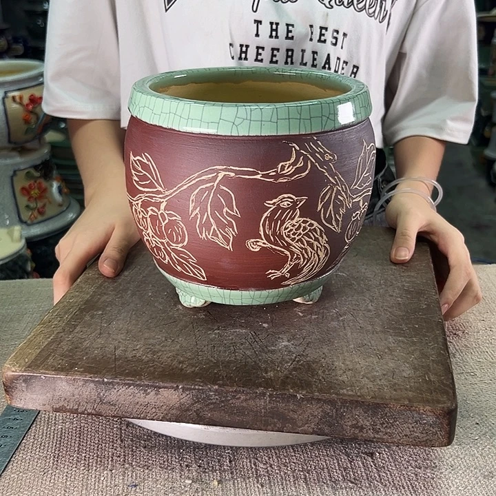 泳坤堂石湾盆陶瓷