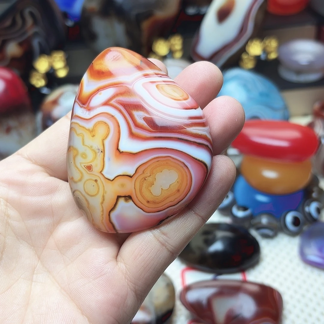 幸***星玛瑙/玉髓未镶嵌珠宝半成品