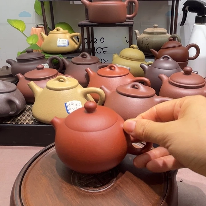 A***e茶壶紫砂大红泥160cc西施