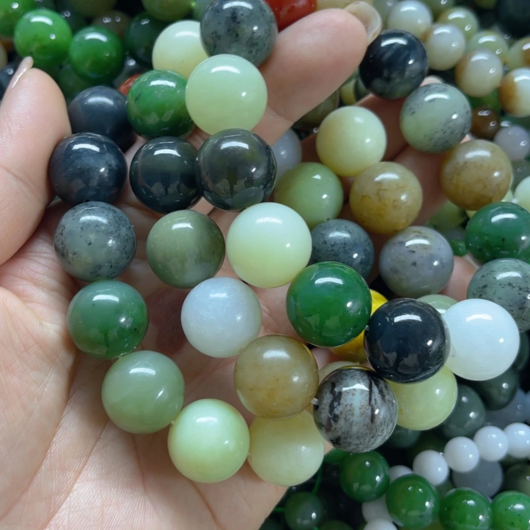 和田玉手链未镶嵌多样性，拍一发一